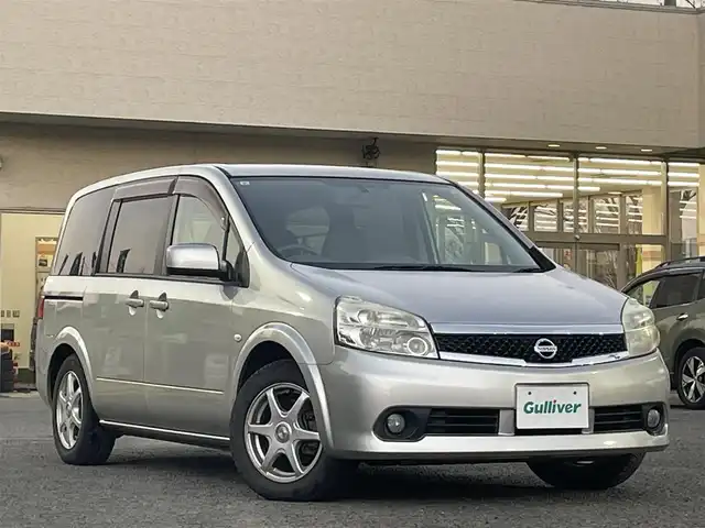 日産 ラフェスタ 20G 宮城県 2009(平21)年 7.8万km ダイヤモンドシルバー ワンオーナー/純正ナビ（CD戻り不良）/サンルーフ/バックカメラ/左パワースライドドア/オートライト/スペアキー×1　/純正ドアバイザー/純正ETC/純正フロアカーペット　/鉄チンサマータイヤ溝無し/(195/60R15)