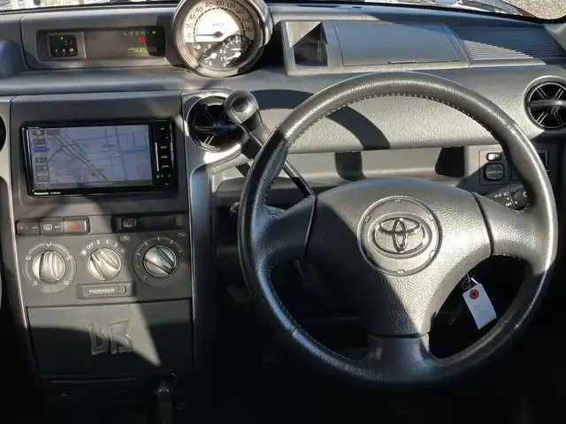 トヨタ ｂＢ S Xバージョン 山口県 2004(平16)年 11.2万km ダークブルーマイカ 社外メモリーナビ/＆フルセグTV/純正フロアマット/ドアバイザー/純正HIDライト/純正フォグランプ/純正15インチアルミ