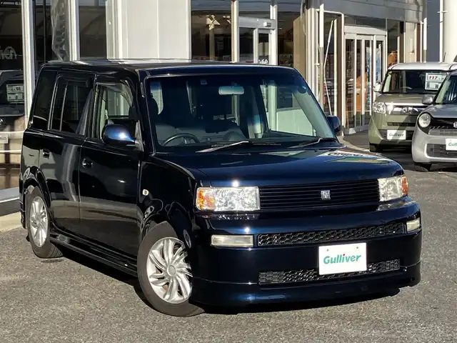 トヨタ ｂＢ S Xバージョン 山口県 2004(平16)年 11.2万km ダークブルーマイカ 社外メモリーナビ/＆フルセグTV/純正フロアマット/ドアバイザー/純正HIDライト/純正フォグランプ/純正15インチアルミ