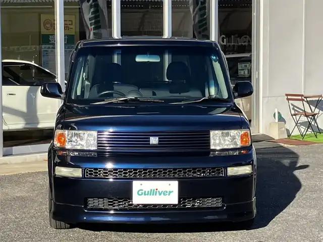 トヨタ ｂＢ S Xバージョン 山口県 2004(平16)年 11.2万km ダークブルーマイカ 社外メモリーナビ/＆フルセグTV/純正フロアマット/ドアバイザー/純正HIDライト/純正フォグランプ/純正15インチアルミ