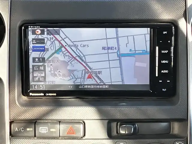 トヨタ ｂＢ S Xバージョン 山口県 2004(平16)年 11.2万km ダークブルーマイカ 社外メモリーナビ/＆フルセグTV/純正フロアマット/ドアバイザー/純正HIDライト/純正フォグランプ/純正15インチアルミ