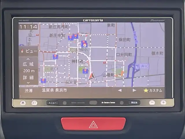 ホンダ Ｎ ＢＯＸ ＋ 2トーン G SSパッケージ 滋賀県 2013(平25)年 5.7万km プレミアムホワイトパール ガソリン/2WD/CVT/7インチナビ（AVIC-MRZ007)/(AM/FM/CD/DVD/TVフルセグ/USB)/両側パワースライドドア/後部座席スピーカー/トランクルームスロープあり/ETC/バックカメラ/ステアリングスイッチ/横滑り防止装置/電動格納ウインカーミラー/パワーウインドウ/パワーステアリング/プッシュスタート/スマートキー/スペアキー/オートエアコン/ハロゲンヘッドライト