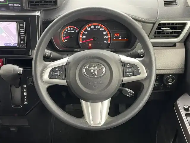 トヨタ タンク G S 岡山県 2018(平30)年 5万km ブラックマイカメタリック 純正ナビ（NSCD-W66）/【TV/CD/Bluetooth】/両側電動スライドドア　/スマートアシストII　/クルーズコントロール　/ＥＴＣ　/バックカメラ/コーナセンサー後　/スマートキー　/スペアキー×1/アイドリングストップ　/オートライト/オートハイビーム/レーンアシスト/オートエアコン/TVキャンセラー/後席サンシェイド/ステアリングスイッチ/ドアバイザー