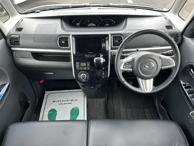 ダイハツ タント カスタム RS トップED SAⅡ 鹿児島県 2016(平28)年 7.2万km ブラックマイカメタリック スマートアシストII/純正ナビ/　　CD/DVD/BT/フルセグ/バックカメラ/両側パワースライドドア/LEDオートライト/純正15インチアルミホイール/ステアリングスイッチ/USBポート/スマートキー/ETC