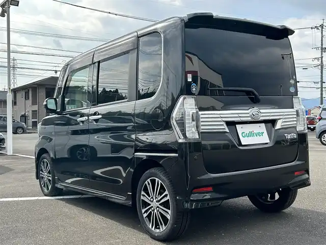 ダイハツ タント カスタム RS トップED SAⅡ 鹿児島県 2016(平28)年 7.2万km ブラックマイカメタリック スマートアシストII/純正ナビ/　　CD/DVD/BT/フルセグ/バックカメラ/両側パワースライドドア/LEDオートライト/純正15インチアルミホイール/ステアリングスイッチ/USBポート/スマートキー/ETC