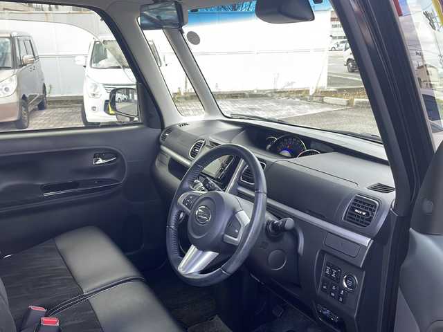 ダイハツ タント カスタム RS トップED SA Ⅲ 山形県 2017(平29)年 10.5万km ブラックマイカメタリック 社外メモリナビ/DVD　CD　Bluetooth　ラジオ　USB　フルセグTV　SD/両側パワースライドドア/ETC/オートライト/ハイビームアシスト/純正LEDヘッドライト/純正LEDフォグランプ/衝突被害軽減システム/ドライブレコーダー/純正アルミホイール　サマータイヤ　