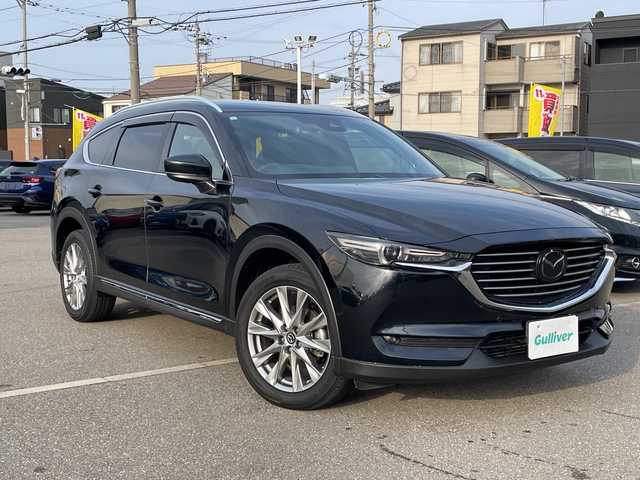 マツダ ＣＸ－８ XD Lパッケージ 石川県 2017(平29)年 5.9万km ジェットブラックマイカ 純正メモリーナビ　フルセグＴＶ　バックカメラ　ＬＥＤヘッドライト　スマートキー　レザーシート　パワーバックドア　スマートキー　レーダークルーズ　シートヒーター　ＢＳＭ　純正アルミホイール