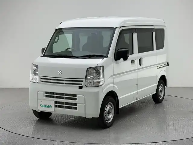 スズキ エブリイ PA リミテッド 兵庫県 2023(令5)年 3.3万km スペリアホワイト 純正オーディオ/5速MT/4WD/ヘッドライトレベライザー/純正バイザー/純正ラバーマット/キーレス/スペアキー/パワーステアリング