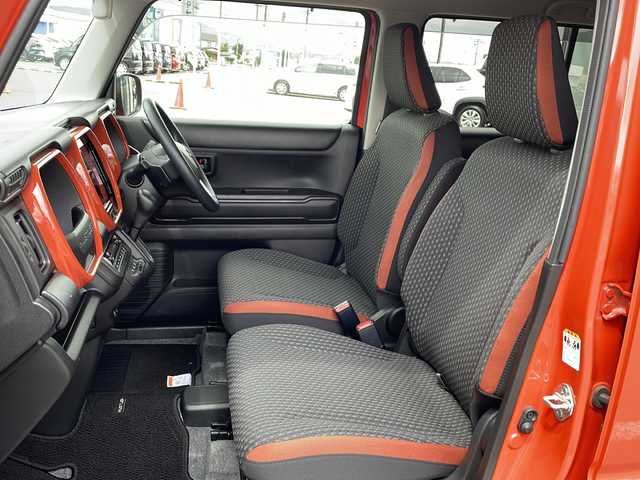 スズキ ハスラー HYBRID G ターボ 道東・釧路十勝 2021(令3)年 3.6万km バーミリオンオレンジ/ガンメタリック2トーン ・４WD/・ターボ/・純正メモリナビ/（CD・DVD・BT・USB・AM・FM）/・全方位カメラ/・アダクティブクルーズコントロール/・社外前後ドライブレコーダー/・純正エンジンスターター/・前席シートヒーター/・ドアバイザー/・ステアリングスイッチ/・横滑り防止装置/・白線逸脱防止機能/・オートライト/・アイドリングストップ/・電動格納ミラー/・ヒルディセントコントロール/・スノーモード/・グリップコントロール/・パドルシフト/・後方コーナーセンサー/・社外AW付冬タイヤ積込/（165/60/15　2021年製造冬タイヤ 3mm）/・保証書/・取扱説明書