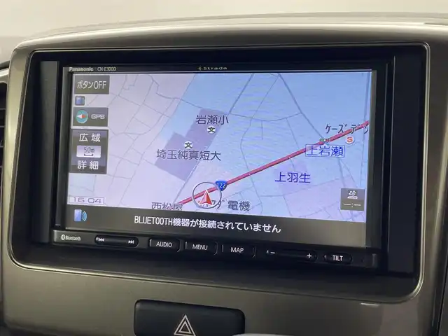 スズキ スペーシア カスタム Z 埼玉県 2017(平29)年 8.8万km ブリスクブルーメタリック/ブラック2トーンルーフ 禁煙車　純正ナビ　Ｂｌｕｅｔｏｏｔｈ　バックカメラ　シートヒーター　ドライブレコーダー　オートライト　ＨＩＤヘッドライト　スマートキー　スペアキー　プッシュスタート　片側パワースライドドア　ＥＴＣ