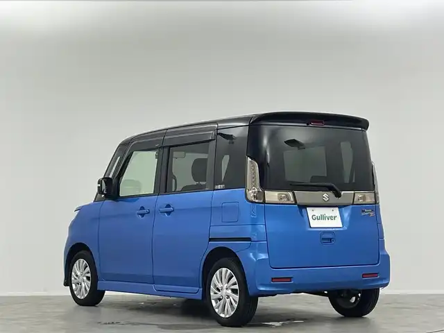 スズキ スペーシア カスタム Z 埼玉県 2017(平29)年 8.8万km ブリスクブルーメタリック/ブラック2トーンルーフ 禁煙車　純正ナビ　Ｂｌｕｅｔｏｏｔｈ　バックカメラ　シートヒーター　ドライブレコーダー　オートライト　ＨＩＤヘッドライト　スマートキー　スペアキー　プッシュスタート　片側パワースライドドア　ＥＴＣ