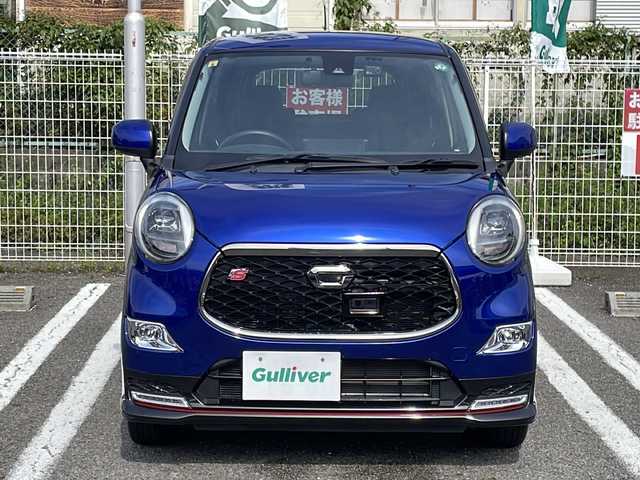 ダイハツ キャスト スポーツ SAⅡ 兵庫県 2016(平28)年 2.2万km ディープブルークリスタルマイカ 登録時走行距離21187km/ワンオーナー/ターボ車/スマートアシスト2(衝突回避支援システム)/純正メモリーナビ/CD/DVD/Bluetooth/フルセグTV/バックカメラ/LEDヘッドランプ/オートライト/純正momoハンドル/レッドステッチ入ブラック合皮シート（ハーフレザー）/運転席シートリフター/運転席、助手席シートヒーター/キーフリーシステム/プッシュスタートボタン/ETC/パドルシフト/純正フロアマット/保証書/取説/スペアキー
