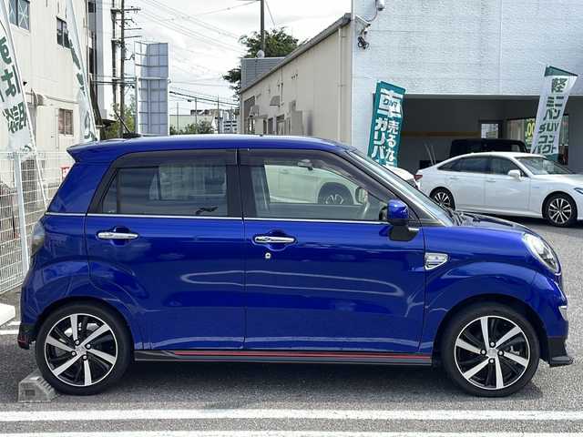 ダイハツ キャスト スポーツ SAⅡ 兵庫県 2016(平28)年 2.2万km ディープブルークリスタルマイカ 登録時走行距離21187km/ワンオーナー/ターボ車/スマートアシスト2(衝突回避支援システム)/純正メモリーナビ/CD/DVD/Bluetooth/フルセグTV/バックカメラ/LEDヘッドランプ/オートライト/純正momoハンドル/レッドステッチ入ブラック合皮シート（ハーフレザー）/運転席シートリフター/運転席、助手席シートヒーター/キーフリーシステム/プッシュスタートボタン/ETC/パドルシフト/純正フロアマット/保証書/取説/スペアキー