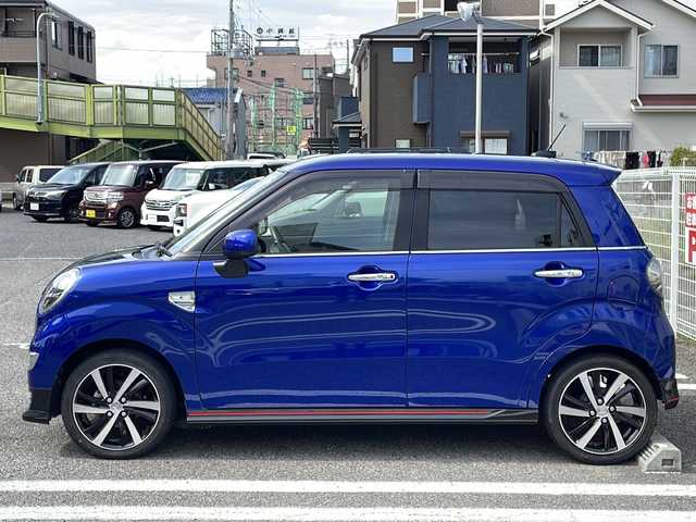 ダイハツ キャスト スポーツ SAⅡ 兵庫県 2016(平28)年 2.2万km ディープブルークリスタルマイカ 登録時走行距離21187km/ワンオーナー/ターボ車/スマートアシスト2(衝突回避支援システム)/純正メモリーナビ/CD/DVD/Bluetooth/フルセグTV/バックカメラ/LEDヘッドランプ/オートライト/純正momoハンドル/レッドステッチ入ブラック合皮シート（ハーフレザー）/運転席シートリフター/運転席、助手席シートヒーター/キーフリーシステム/プッシュスタートボタン/ETC/パドルシフト/純正フロアマット/保証書/取説/スペアキー