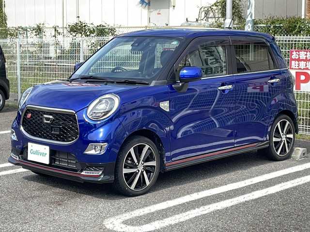 ダイハツ キャスト スポーツ SAⅡ 兵庫県 2016(平28)年 2.2万km ディープブルークリスタルマイカ 登録時走行距離21187km/ワンオーナー/ターボ車/スマートアシスト2(衝突回避支援システム)/純正メモリーナビ/CD/DVD/Bluetooth/フルセグTV/バックカメラ/LEDヘッドランプ/オートライト/純正momoハンドル/レッドステッチ入ブラック合皮シート（ハーフレザー）/運転席シートリフター/運転席、助手席シートヒーター/キーフリーシステム/プッシュスタートボタン/ETC/パドルシフト/純正フロアマット/保証書/取説/スペアキー