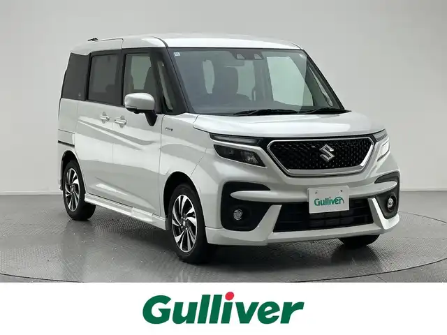 スズキ ソリオ バンディット HV MV 兵庫県 2024(令6)年 0.1万km未満 パール 登録済未使用車/デュアルカメラブレーキサポート/全方位モニター用カメラパッケージ/レーダークルーズコントロール/レーンキープアシスト/コーナーセンサー/両側パワースライドドア/ヘッドアップディスプレイ/LEDヘッドライト/オートライト/オートハイビーム/ステアリングリモコン/アイドリングストップ/シートヒーター/スマートキー/スペアキー/取扱い説明書/新車時保証書