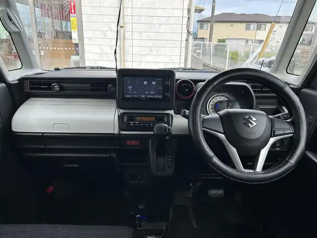 スズキ スペーシア HYBRID G 岩手県 2020(令2)年 3.3万km ピュアホワイトP ４ＷＤ　/社外ＳＤナビ(型式AVIC-RW303)/(CD、DVD、AUX、USB、ipod、フルセグTV)　/バックカメラ　/前方ミラー型ドライブレコーダー/ＥＴＣ　/コーナーセンサー　/プッシュスタート　/スマートキー×２　/社外エンジンスターター/アイドリングストップ　/運転席シートヒーター　/衝突軽減装置　/オートライト　/ドアバイザー/フロアマット/12V/120Wソケット/保証書　取説　ナビ取説