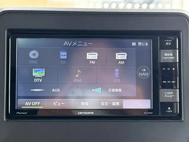 スズキ スペーシア HYBRID G 岩手県 2020(令2)年 3.3万km ピュアホワイトP ４ＷＤ　/社外ＳＤナビ(型式AVIC-RW303)/(CD、DVD、AUX、USB、ipod、フルセグTV)　/バックカメラ　/前方ミラー型ドライブレコーダー/ＥＴＣ　/コーナーセンサー　/プッシュスタート　/スマートキー×２　/社外エンジンスターター/アイドリングストップ　/運転席シートヒーター　/衝突軽減装置　/オートライト　/ドアバイザー/フロアマット/12V/120Wソケット/保証書　取説　ナビ取説