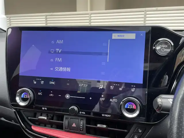 レクサス ＮＸ 350h Fスポーツ 大阪府 2023(令5)年 3.2万km グラファイトブラックガラスフレーク ワンオーナー/4WD/ムーンルーフ/アドバンスドパーク/パーキングサポートブレーキ/純正14インチナビ/・BT/フルセグ/Apple car play/Android auto/パノラミックビューモニター/ヘッドアップディスプレイ/赤革/メモリシート/パワーシート/シートヒーター/エアシート/電動リアゲート/純正20インチアルミホイール/ETC2/0/USBソケット/タイプCソケット/アクセサリーコンセントAC100V/レクサスセーフティー＋/・プリクラッシュセーフティー/・緊急時操舵運転支援/・フロントクロストラフィックアラート/・レーンチェンジ/・オートマチックハイビーム/ブラインドスポットモニター/保証書/記録簿R5/R6/R7/スペアキー/カードキー