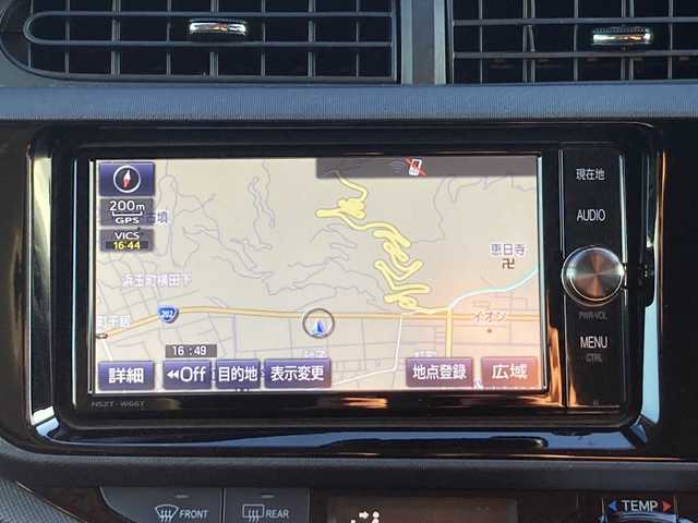 トヨタ アクア S 佐賀県 2017(平29)年 12.3万km ライムホワイトパールクリスタルシャイン 純正SDナビ/CD/DVD/BT/フルセグ/バックカメラ/プリクラッシュセーフティ/レーンキープアシスト/オートハイビーム/ステアリングスイッチ/AUTOライト/プッシュスタート/スマートキー/ビルトインETC/スペアキー