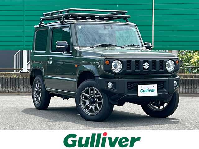 スズキ ジムニー XC 茨城県 2024(令6)年 0.1万km ジャングルグリーン 4WD/デュアルセンサーブレーキサポート/・誤発進抑制/・車線逸脱警報/・ふらつき警報/・ハイビームアシスト/・先行車発進お知らせ/クルーズコントロール/LEDオートライト/純正１６インチAW/前席シートヒーター/プッシュスタート/スマートキー/スペアキー１本