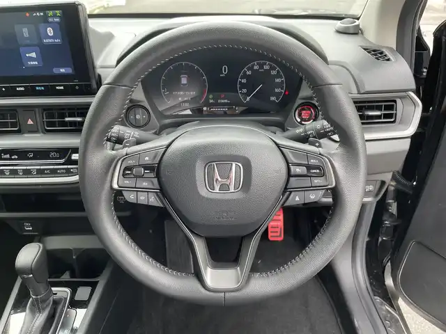 ホンダ ＷＲ－Ｖ Z 三重県 2024(令6)年 1.9万km クリスタルブラックパール 登録時18698km/禁煙車/純正8インチナビ(AM/FM/iPod/USB/フルセグ/Bluetooth)/ハーフレザーシート/レーダークルーズコントロール/パドルシフト/前後ドライブレコーダー/ビルドインETC/バックカメラ/LED/フォグランプ/オートライト/オートハイビーム/レーンキープアシスト/前後クリアランスソナー/プリクラッシュ/新車時オプション/フェンダーガーニッシュ/フォグライトガーニッシュ/サイド、リア、フロントロアーガーニッシュ/サイドステップガーニッシュ/パターンプロジェクター/KENWOOD6スピーカーセット/プッシュスタート/スマートキー×2