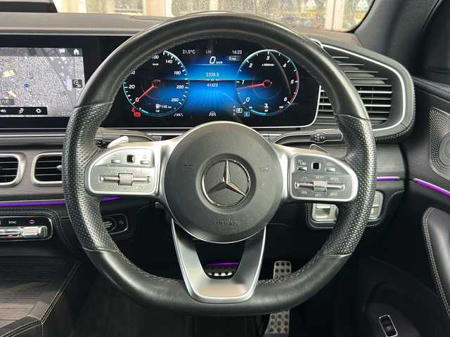 メルセデス・ベンツ Ｍ・ベンツ ＧＬＥ４００ｄ 4MATIC クーペ スポーツ 静岡県 2021(令3)年 4.2万km オブシディアンブラック 純正ナビ/・Bluetooth/・USB/・フルセグTV/・FM/AM/主要装備/・ブルメスターサウンドシステム/・サンルーフ/・ヘッドアップディスプレイ/・ドライブレコーダー/・デジタルインナーミラー　/・運転席+助手席パワーシート/・全方位カメラ/・シートヒーター＆ベンチレーション/・エアサス車高調整/・ブレーキアシスト/・レーンキープアシスト/・パドルシフト/・ブラインドスポットアシスト/・パワーバックドア/・ダウンヒルスピードレギュレーション