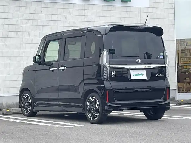 ホンダ Ｎ ＢＯＸ 2トン カスタム G L ターボ ホンダセンシング 宮崎県 2020(令2)年 5.2万km クリスタルブラックパール ワンオーナー車/ターボ車/純正ナビ/　(AM/FM/DVD/CD/SD/BT/TV)/両側パワースライドドア/電動格納ミラー/ステアリングスイッチ/クルーズコントロール　追従有/ドアバイザー/USBポート×3/オートライト/フォグランプ/純正ドライブレコーダー　前後/ETC/スペアキー×1本