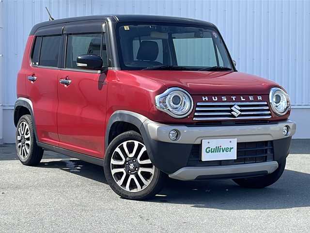 スズキ ハスラー Jスタイル Ⅱ 三重県 2016(平28)年 10.5万km フェニックスレッドパール/ブルーイッシュブラックパール 社外SDナビ(AM/FM/CD/DVD/TV/BT)/バックカメラ/シートヒーター(前席)/フルセグTV/ETC/ダウンヒルアシストコントロール/前方ドライブレコーダー/衝突軽減ブレーキ/横滑り防止/レーンキープアシスト/アイドリングストップ/USB給電ポート/オートライト/ステアリングリモコン/純正フロアマット/スペアキー/電動格納ミラー/禁煙車