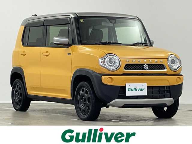 スズキ ハスラー F リミテッド Ⅱ 岐阜県 2018(平30)年 2.2万km アクティブイエロー/スチールシルバー2トーン 純正ディスプレイオーディオ【PVH-9300VSZS】/(FM/AM/CD/DVD/Bluetooth)/衝突軽減ブレーキ/ステアリングスイッチ/HIDヘッドライト/オートライト/シートヒーター(D/N席)/純正フロアマット/スズキセーフティサポート/デュアルカメラブレーキサポート/ヒルディセントコントロール/横滑り防止装置