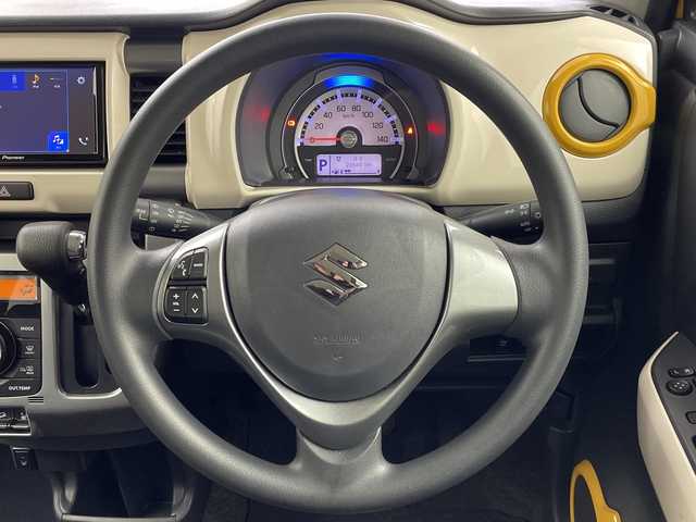 スズキ ハスラー F リミテッド Ⅱ 岐阜県 2018(平30)年 2.2万km アクティブイエロー/スチールシルバー2トーン 純正ディスプレイオーディオ【PVH-9300VSZS】/(FM/AM/CD/DVD/Bluetooth)/衝突軽減ブレーキ/ステアリングスイッチ/HIDヘッドライト/オートライト/シートヒーター(D/N席)/純正フロアマット/スズキセーフティサポート/デュアルカメラブレーキサポート/ヒルディセントコントロール/横滑り防止装置