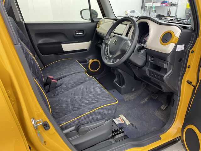 スズキ ハスラー F リミテッド Ⅱ 岐阜県 2018(平30)年 2.2万km アクティブイエロー/スチールシルバー2トーン 純正ディスプレイオーディオ【PVH-9300VSZS】/(FM/AM/CD/DVD/Bluetooth)/衝突軽減ブレーキ/ステアリングスイッチ/HIDヘッドライト/オートライト/シートヒーター(D/N席)/純正フロアマット/スズキセーフティサポート/デュアルカメラブレーキサポート/ヒルディセントコントロール/横滑り防止装置