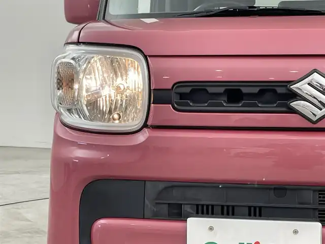 スズキ スペーシア HYBRID G 福岡県 2019(令1)年 6.6万km チアフルピンクM 社外７型ナビ（ＣＤ，ＤＶＤ，ＴＶ）　/ＥＴＣ　/コーナーセンサー　/衝突軽減ブレーキ　/レーンキープ　/横滑り防止装置　/アイドリングストップ　/電動格納式ドアミラー　/プッシュスタート　/オートライト　/ドアバイザー