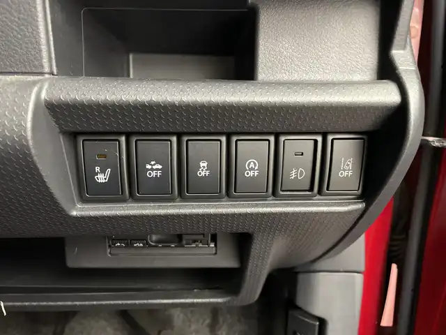 スズキ ハスラー Jスタイル Ⅱ 鹿児島県 2017(平29)年 2.2万km フェニックスレッドパール/ホワイト2トーンルーフ 社外8インチナビ/（AM/FM/CD/DVD/Bluetooth）/フルセグテレビ/バックカメラ/デュアルカメラブレーキサポート/レーンキープアシスト/ステアリングリモコン/シートヒーター/オートライト/ハーフレザーシート/ETC/スマートキー/オートエアコン/アイドリングストップ