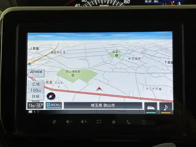 スズキ ソリオ バンディット HV MV 埼玉県 2022(令4)年 3.7万km フレイムオレンジパールメタリック/ブラック2トーンルーフ ワンオーナー　/純正９インチメーカーナビ　/全方位モニター　/レーダークルーズコントロール　/ヘッドアップディスプレイ　/純正ドラレコ　/セーフティーサポート　/パワースライドドア　/ビルトインＥＴＣ２．０　/フォグライト/シートヒーター/スペアキー/純正ドアバイザー/純正フロアマット