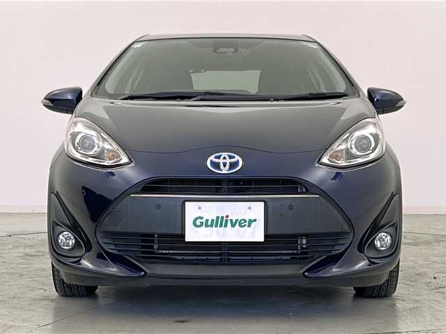 トヨタ アクア S スタイルブラック 宮城県 2019(令1)年 9.7万km ダークブルーマイカ トヨタセーフティセンス/・プリクラッシュセーフティ/・レーンディパーチャーアラート/・オートハイビーム/・クリアランスソナー/純正ナビ/・CD.DVD.SD.BT/フルセグTV/バックカメラ/ドライブレコーダー（Fのみ）/ビルトインETC/LEDヘッドライト/フォグランプ/プッシュスタート/スマートキー×２/アイドリングストップ/横滑り防止装置/社外15インチアルミホイール/純正フロアマット