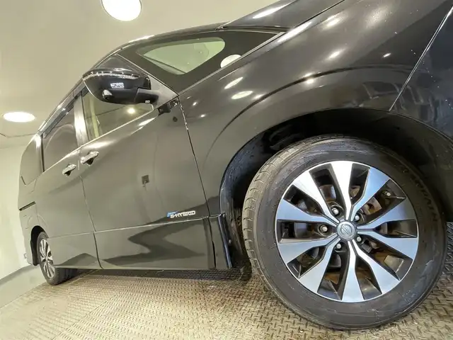 日産 セレナ ハイウェイスター G 愛知県 2017(平29)年 7.4万km ダイヤモンドブラック 純正９インチナビ/プロパイロット/アラウンドビューモニター/フリップダウンモニター/両側パワースライドドア/ハンズフリーオートスライドドア/衝突軽減ブレーキ/インテリジェントパーキングアシスト/車線逸脱警報/クリアランスソナー/電動パーキングブレーキ/ブレーキホールド/デジタルインナーミラー/ビルトインＥＴＣ/アイドリングストップ/シートカバー/純正フロアマット/純正16インチアルミホイール