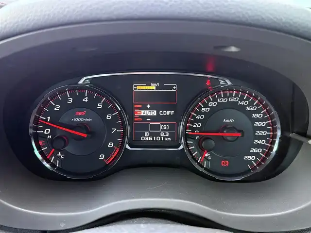 スバル ＷＲＸ ＳＴＩ STI タイプS 島根県 2018(平30)年 3.6万km WRブルーパール 純正８型ナビ　バックカメラ　ＴＥＩＮ車高調　純正レカロ製ハーフレザーシート　パワーシート　シートヒーター　純正１９インチアルミホイール　革巻きステアアリング　ＢＳＭ　ＬＥＤライト　オートライト　禁煙車