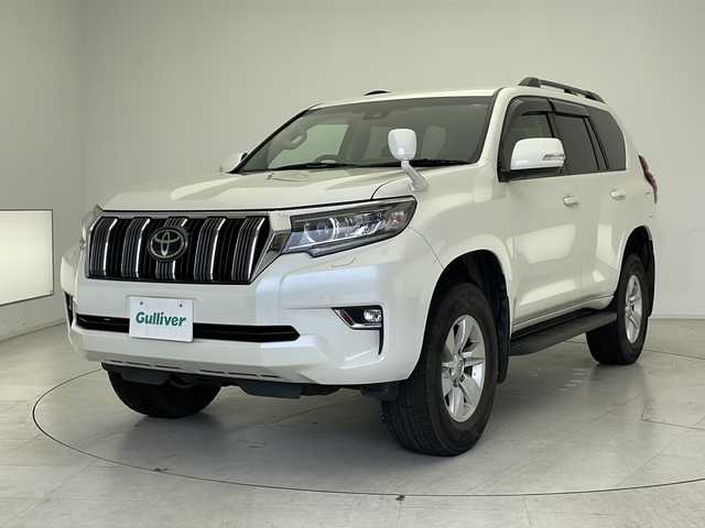 トヨタ ランドクルーザー プラド TX 千葉県 2021(令3)年 3.1万km ホワイトパールクリスタルシャイン レーダークルーズコントロール/レーンキープアシスト/衝突軽減システム/社外メモリナビ（XF11NX）/　Bluetooth/フルセグTV/CD/DVD/HDMI/バックカメラ/社外ETC/純正エンジンスターター/LEDヘッドライト/オートライト/オートハイビーム/純正17インチアルミホイール