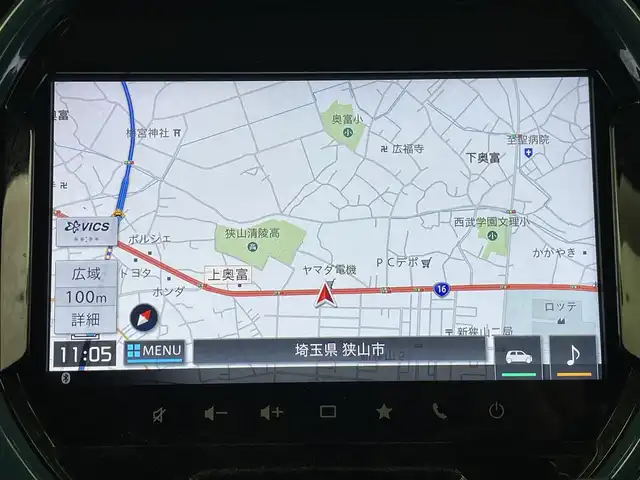 スズキ ハスラー HYBRID X 埼玉県 2020(令2)年 6.2万km オフブルーM 純正９インチナビ/　(フルセグ/Bluetooth/AM/FM)/全方位モニター/ビルトインETC/純正アルミホイール１５インチ/純正フロアマット/シートヒーターD+N席/プッシュスタート/スマートキー/アイドリングストップ