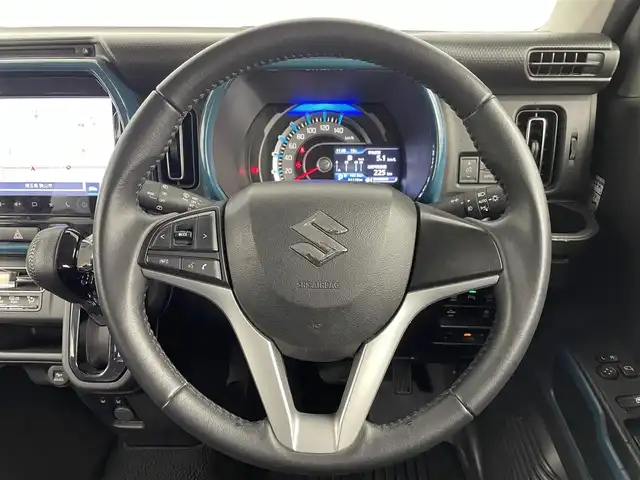 スズキ ハスラー HYBRID X 埼玉県 2020(令2)年 6.2万km オフブルーM 純正９インチナビ/　(フルセグ/Bluetooth/AM/FM)/全方位モニター/ビルトインETC/純正アルミホイール１５インチ/純正フロアマット/シートヒーターD+N席/プッシュスタート/スマートキー/アイドリングストップ