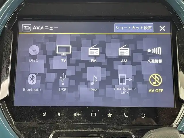 スズキ ハスラー HYBRID X 埼玉県 2020(令2)年 6.2万km オフブルーM 純正９インチナビ/　(フルセグ/Bluetooth/AM/FM)/全方位モニター/ビルトインETC/純正アルミホイール１５インチ/純正フロアマット/シートヒーターD+N席/プッシュスタート/スマートキー/アイドリングストップ