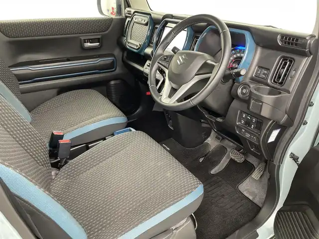 スズキ ハスラー HYBRID X 埼玉県 2020(令2)年 6.2万km オフブルーM 純正９インチナビ/　(フルセグ/Bluetooth/AM/FM)/全方位モニター/ビルトインETC/純正アルミホイール１５インチ/純正フロアマット/シートヒーターD+N席/プッシュスタート/スマートキー/アイドリングストップ