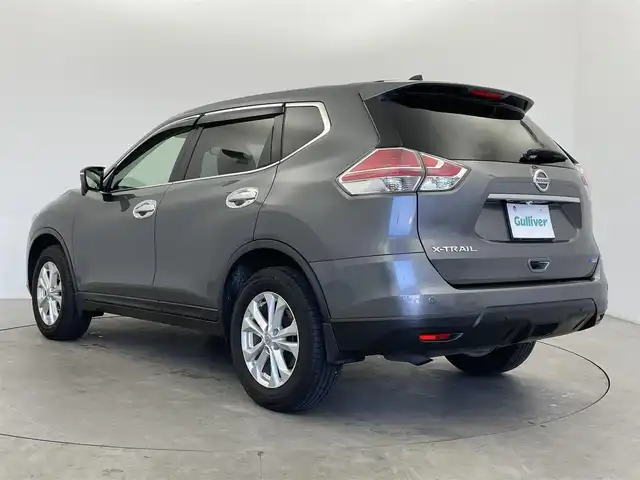 日産 エクストレイル 20X エマージェンシーブレーキ 富山県 2017(平29)年 4万km ダークメタルグレー 社外ナビ（AM/FM/DVD/BT/フルセグ）/バックカメラ/ドライブレコーダー/ETC/衝突被害軽減システム/コーナーセンサー/横滑り防止装置/アイドリングストップ/オートLEDライト/フォグライト/純正アルミホイール/純正フロアマット/革巻きステアリング/レザー調シートカバー/スマートキー/スペアキー