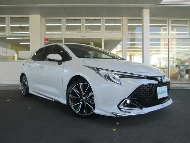 トヨタ カローラ スポーツ ハイブリッドG Z 千葉県 2022(令4)年 2.6万km プラチナホワイトパールマイカ ワンオーナー/純正10.5型ディスプレイオーディオ(ナビ有)/バックカメラ/純正オーディオ【フルセグTV/BT/USB】/モデリスタエアロ/メーカーOPスポーツシート/前席シートヒーター/Toyota Safety Sense/LEDヘッドライト&LEDフォグ/レーダークルーズコントロール/レーンキープアシスト/ヘッドアップディスプレイ/ブラインドスポットモニター/クリアランスソナー/置くだけ充電/ディスプレイ連動前後ドライブレコーダー/ビルトインETC2.0/スペアキー/取扱説明書新車時保証書