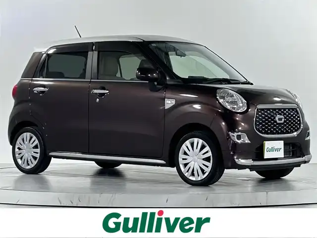 ダイハツ キャスト スタイル X 佐賀県 2019(平31)年 3.5万km プラムブラウンクリスタルマイカ 社外7インチナビ/ワンセグTV/CD/DVD/Bluetooth接続/横滑り防止装置/オートライト/オートマチックハイビーム/フロアマット/ベンチシート/オートエアコン/電動格納ミラー/ISOFIX対応シート/ダブルエアバッグ/スマートキー/プッシュスタート/アイドリングストップ/ドアバイザー/禁煙車