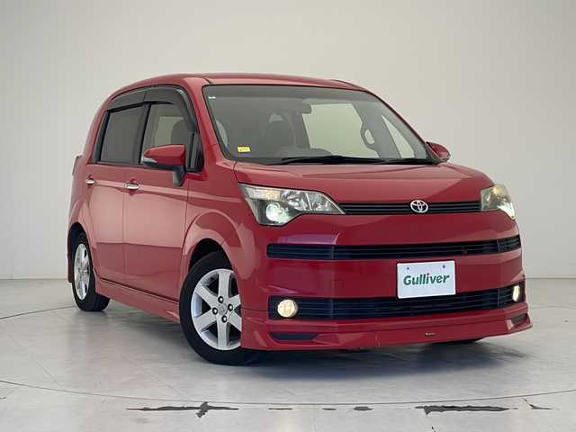 トヨタ スペイド G 沖縄県 2013(平25)年 6.4万km スーパーレッドⅤ 純正ナビ　【NSCP-W62】/　(TV Bluetooth)/モデリスタエアロ　/パワースライドドア　/プッシュスタート　/スマートキー　/スペアキー　/オートライト　/シートヒーター　/パワーウィンドウ　/パワーステアリング　/純正フロアマット/ETC