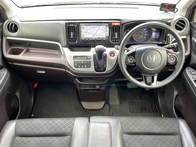 ホンダ Ｎ ＷＧＮ カスタム G ターボパッケージ 愛媛県 2014(平26)年 3.3万km ポリッシュドメタルメタリック Gathersナビ(CD/DVD/AM・FM/BT/ワンセグTVキャンセラー付き)/バックカメラ/ETC/前方ドラレコ/パドルシフト/クルーズコントロール/サイドカーテンエアバッグ/レーダー探知機(ASSURA/AR-41GA)/純正14インチアルミホイール/純正フロアマット