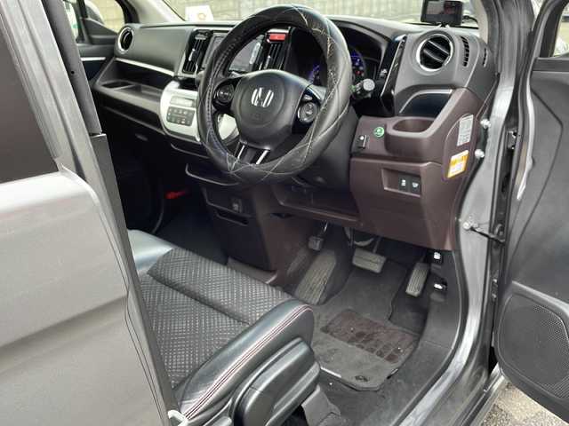 ホンダ Ｎ ＷＧＮ カスタム G ターボパッケージ 愛媛県 2014(平26)年 3.3万km ポリッシュドメタルメタリック Gathersナビ(CD/DVD/AM・FM/BT/ワンセグTVキャンセラー付き)/バックカメラ/ETC/前方ドラレコ/パドルシフト/クルーズコントロール/サイドカーテンエアバッグ/レーダー探知機(ASSURA/AR-41GA)/純正14インチアルミホイール/純正フロアマット