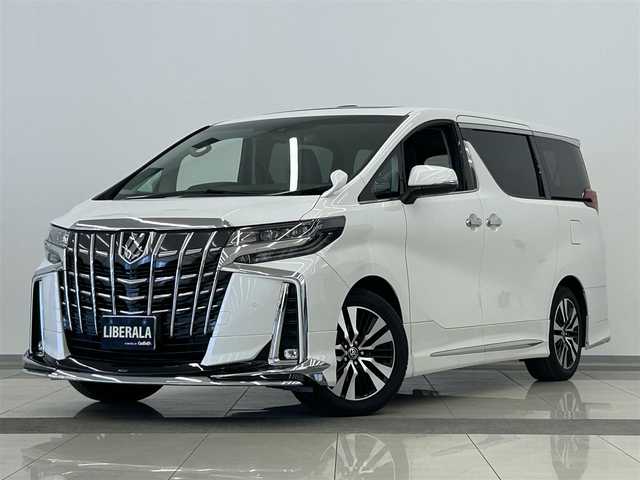 トヨタ アルファード S Cパッケージ 岡山県 2021(令3)年 3万km ホワイトパールクリスタルシャイン 純正ディスプレイオーディオ　/サンルーフ　/トヨタセーフティセンス　/ＡＣＣ　/レーンキープ　/ステアリングヒーター　/ＬＥＤヘッドライト　/オートライト　/オートハイビーム　/フリップダウンモニター　/パワーシート